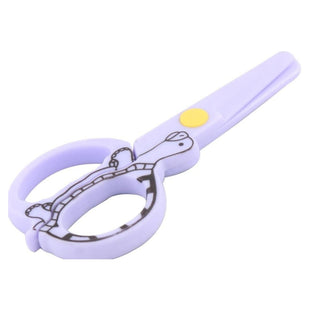 Dika 133 Small Plastic Scissors with Turtle Shape Handle for Student and Kids