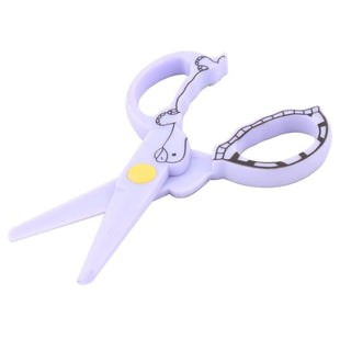 Dika 133 Small Plastic Scissors with Turtle Shape Handle for Student and Kids