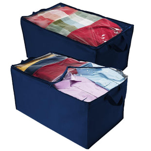 Breathable Jumbo Bag Clothing Organizer Container For Blanket Comforter Storage Bags For Clothes