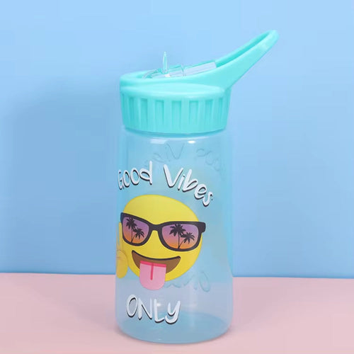 Wholesale Customized Color Clear 350mi Portable Straw Cup Children Plastic Water Bottle