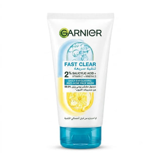 Garnier Skin Active Fast Clear Exfoliating Anti-Acne Face Wash 150ml