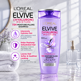 L’Oréal Paris Elvive Hyaluron Moisture 72H Moisture Filling Shampoo 400ml