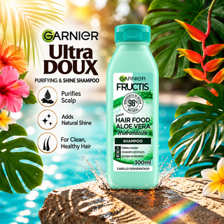 Garnier Fructis Hair Food Aloe Vera Hydrating Shampoo 300ml