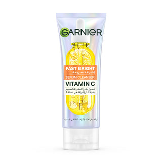 Garnier Fast Bright Serum Cleanser Dual Action Foam Cleanser, Brightens in 1 Wash 100 ml