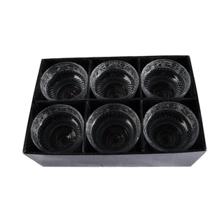 Glass Dessert Bowls, Dessert cups Set of 6, 11 oz Sundae Cups for Ice Cream, Fruit, Pudding, small snacks, Yogurt, and Appetizers
