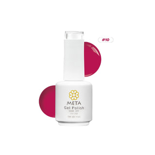 Burgundy Meta Nail Color 10