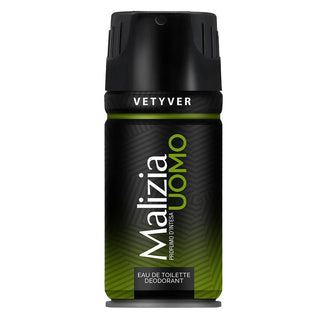 Malizia Uomo Vetyver Eau de Toilette Deodorant Spray 150ml