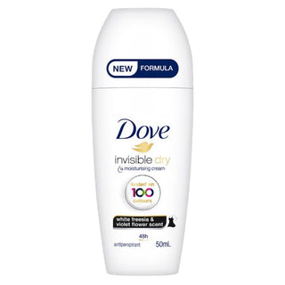 Dove Invisible Dry 48h Antiperspirant White Freesia & Violet Flower 50ml