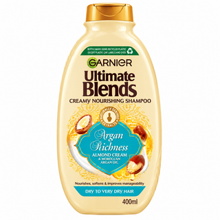 Garnier Ultimate Blends Argan Richness Creamy Nourishing Shampoo with Almond Cream & Moroccan Argan Oil 400ml