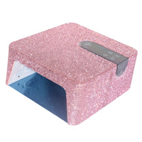 Rhinestone UV LED Nail Lamp Pink