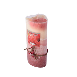 New Decorative 6 x 3 Scented Pillar Charm Candle