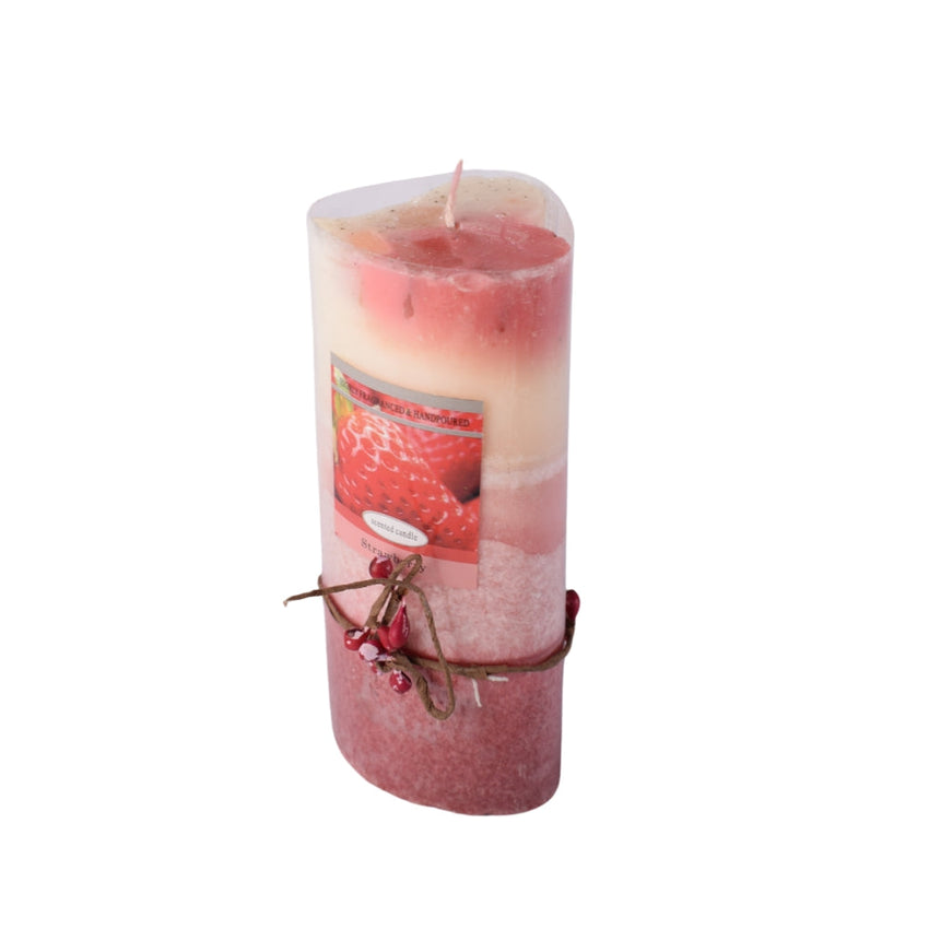 New Decorative 6 x 3 Scented Pillar Charm Candle