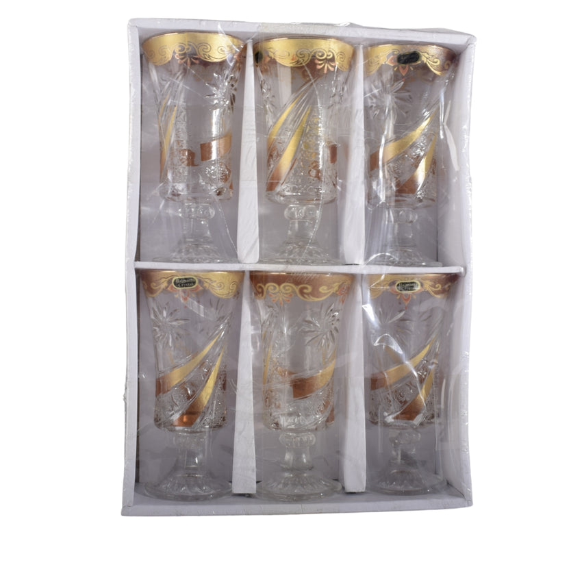Hajmama Crystal Set  6 Pcs Pcs Glass Cup