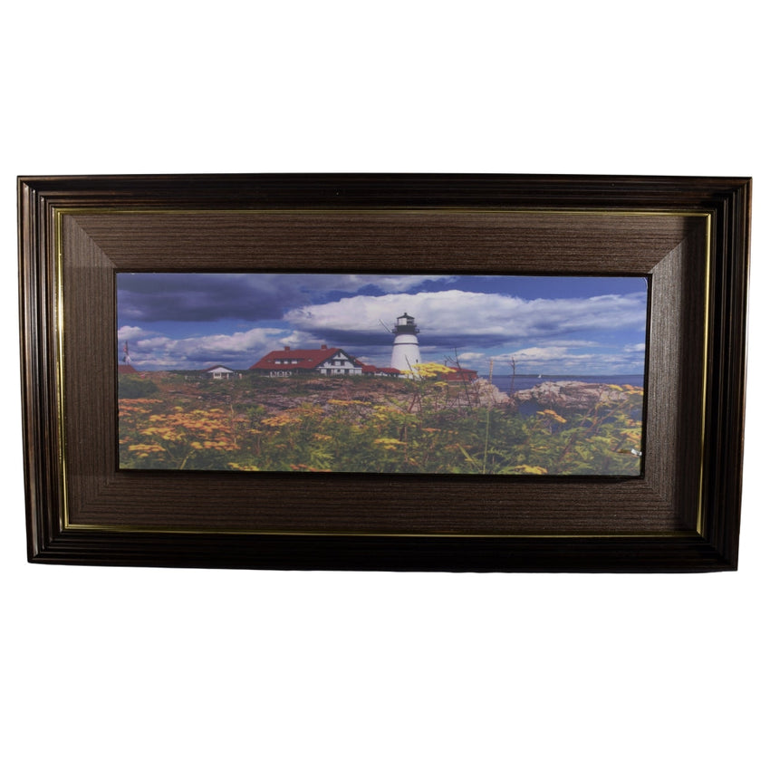 Trademark Fine Art ALI3940-W1620BMF Maine Classic by Michael Blanchette Photography, Black Matte, Wood Frame
