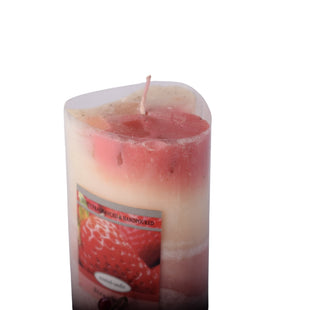 New Decorative 6 x 3 Scented Pillar Charm Candle