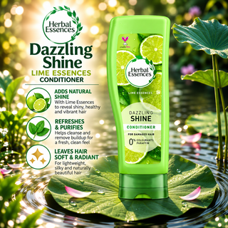 Herbal Essences Dazzling Shine Lime Essences Conditioner 400ml