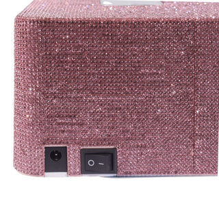 Rhinestone UV LED Nail Lamp Pink