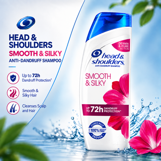 Head & Shoulders Smooth & Silky Anti-Dandruff Shampoo 400ml