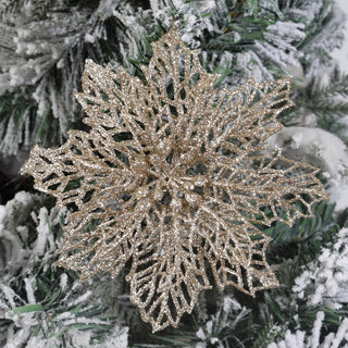 Glittering Snowflake Ornament 2PCS