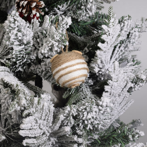 Set Of Rustic Chic Handmade Ornaments 6PCS