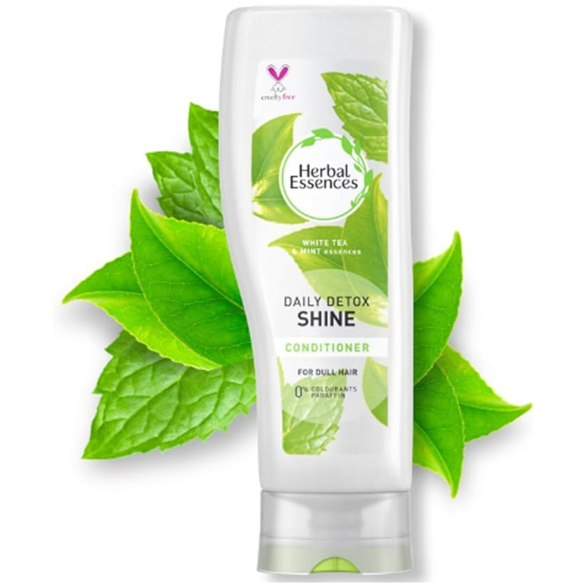 Herbal Essences Daily Detox Shine White Tea and Mint Conditioner, 400 ml