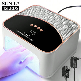 LIMEGIRL Professional Nail LED NailLamp, UV Nail Lamp For Gel Nails, LED Nail Lamp With 4 Timer Modes