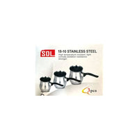 18-10 Stainless Steel Turkish Coffee Pot 3 Pc of Set