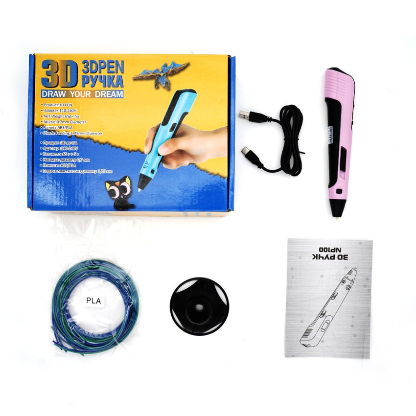 3D Pen for Kids, DIY Embroidery Machine, Stitching Machine, Full Automatic Embossing Machine with USB Connector