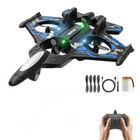 RC Jet Plane for Kids – 6-Axis Gyro, Auto Hover, 3D Stunts for 5 year + Blue