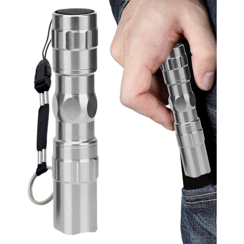 High Power LED Flashlight, 12 Hours Working Time, Aluminum Alloy, for Camping, Outdoors, and Hiking-Led-