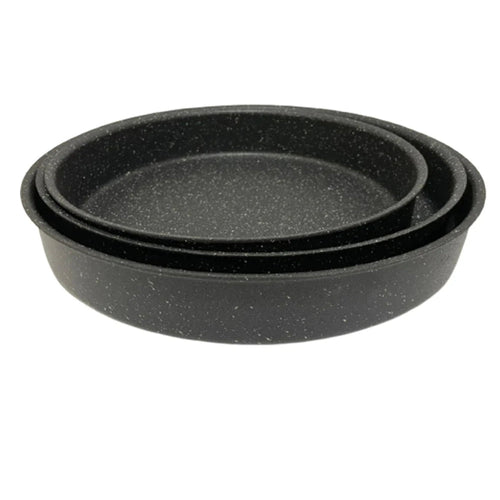 Baroly Aluminum With Induction Bottom Baking Tray Set of 3 28 cm  32 cm  36 cm