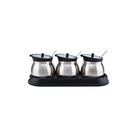 Cuisine Art Set of 3 Glass Spice Jar