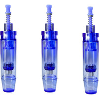 Derma Pen 12 Pin Needle Cartridge Tip- Pack of 100 | Blue