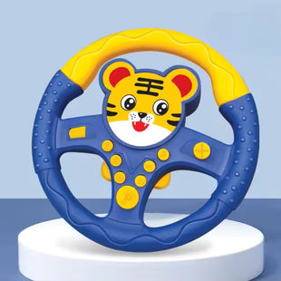 Small Steering Wheel Copilots Simulated Steering Kids Toy