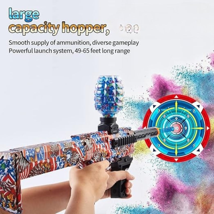 Splatter Ball Gun,Automatic Splatterball Gun with Water Beads Ammo