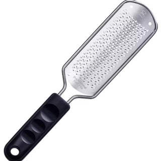 Stainless Steel Foot Files, Crusty Foot Remover, Dead Skin Remover, Foot Care, Suitable for Men and Women, Suitable for Crusty and Chapped Feet (Black)
