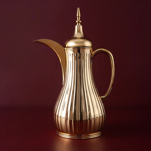 Arabic Elite Gold Coffee Flask – 1L