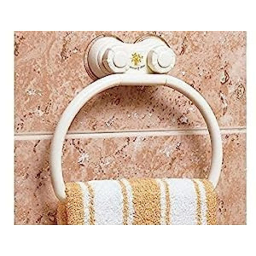 Kitchen Bathroom Plastic Napkin Toilet Paper Holder, Towel Ring Open Half, Towel Hanger Rack