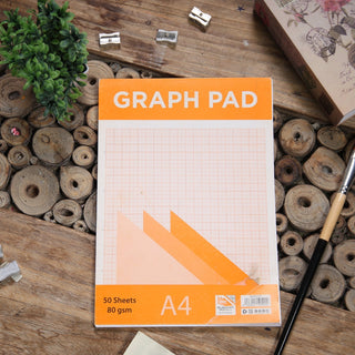 Graph Pad A4-80g-50 Sheets-School Supplies-