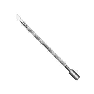 Cuticle Pusher Remover Kit, 2 Pieces Stainless Steel Cuticle Pusher Remover Tool, Stainless Steel Triangle Cuticle Peeler and Double Ended Cuticle Pusher for Manicure, Pedicure