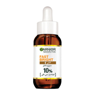 Garnier Fast Bright 10% Pure Vitamin C Brightening Overnight Serum 30ml
