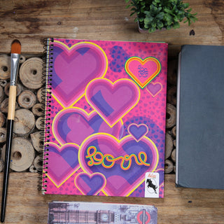 piral Notebook By Star For Students Divided Into 5 Sections 100 Sheets-School Supplies-