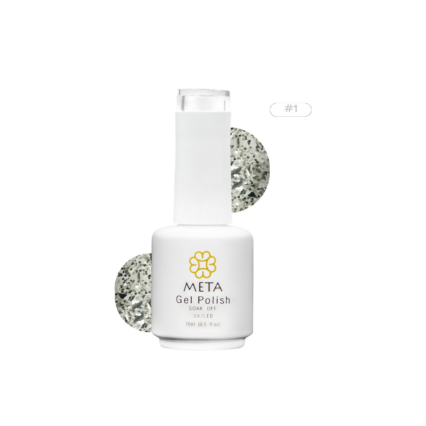 Magic Foil Liquid Builder Gel Meta Nail 1