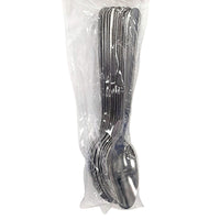 KZH Pack of 12 Latte Spoons,Forks,Teaspoon Long Handle Stainless Steel Spoon - Ideal For Coffee Cafe Latte, Espresso, Hot Chocolate,Hot Drinks, Dessert
