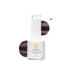 No Wipe Pearl Top Coat Meta Nail Color 1