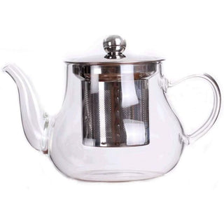 Good Glass Teapot with Stainless Steel Infuser & Lid, Borosilicate Glass Tea Kettle Stovetop Safe, Blooming & Loose Leaf Teapots, 13.5 Ounce  400 ml