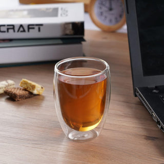 Double Glass Cup