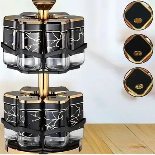Spice Rack Set 12 Jars BSJ4206-1  Spice Jars Spice & Seasoning Organizer