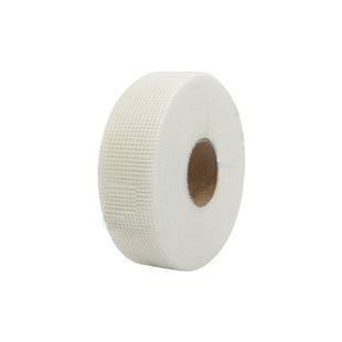 Toppower  PVC Self Adhesive Fiberglass Mesh Tap Anti Slip Glass Safety Tape (5 cm x 20 m, White)