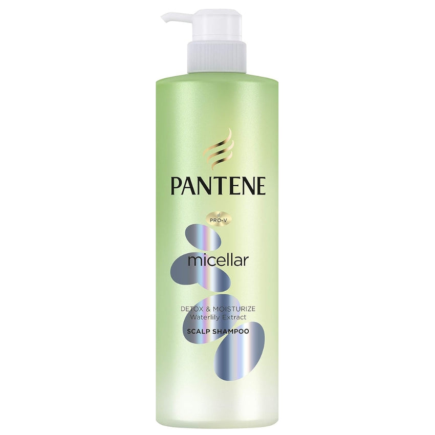 Pantene Micellar Scalp Shampoo Detox & Moisturize Waterlily Extract,530Ml